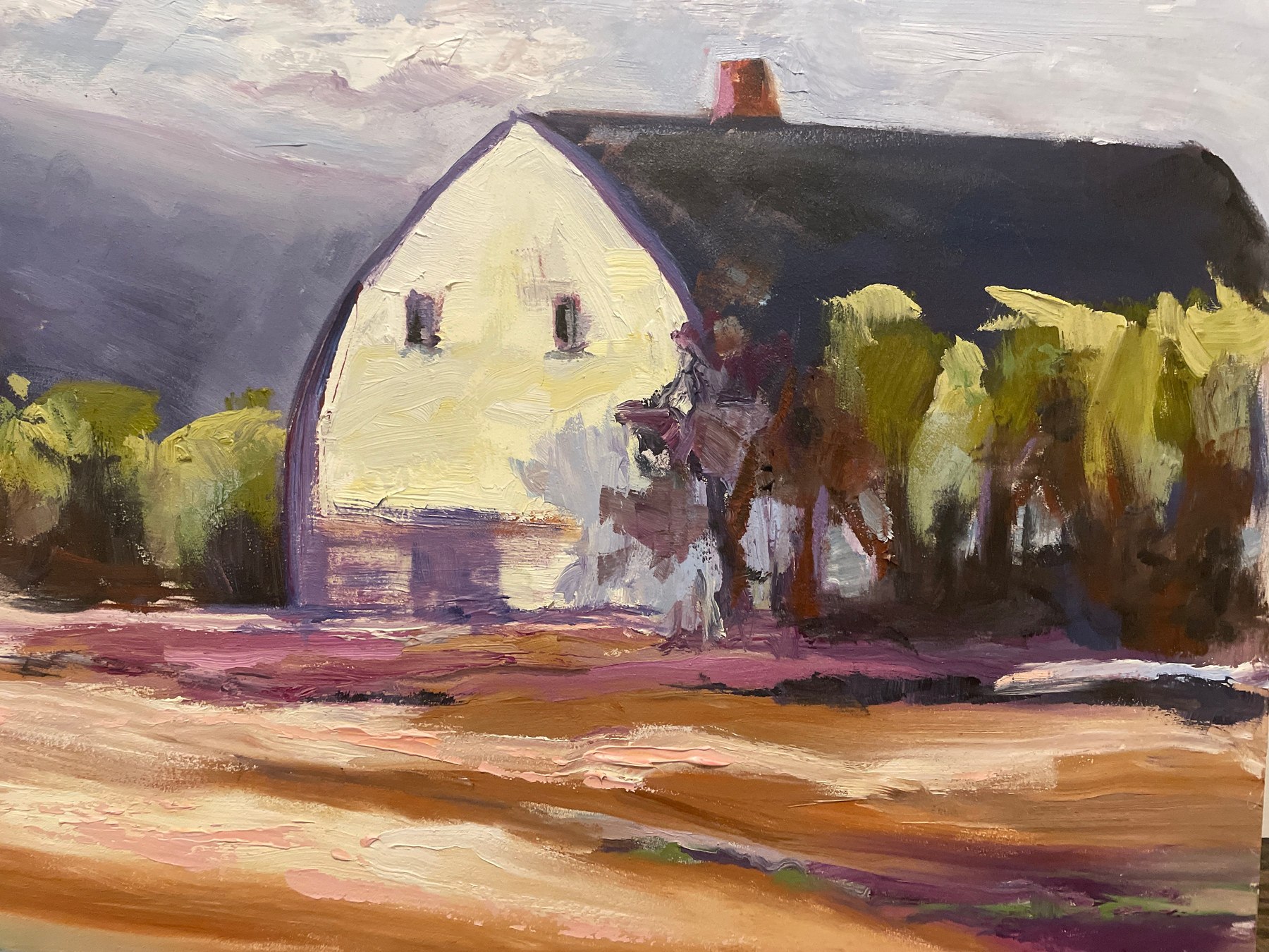 Idaho, landscape oil painting by Summer Ray