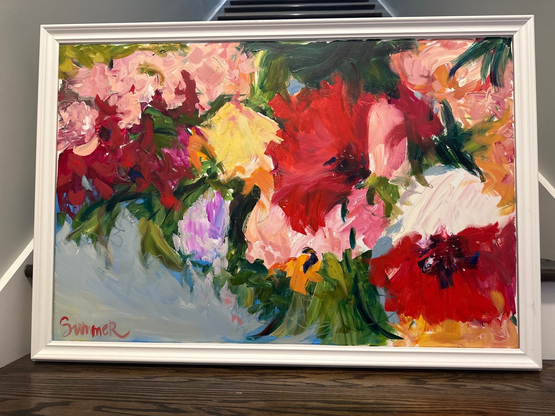 Georgia Spring, floral oil painting by Summer Ray